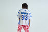 SOLID CAMO JACQUARD MESH CROPPED FIT FOOTBALL JESEY
