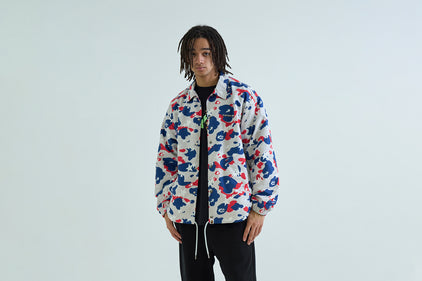STA STRIKE CAMO COACH JACKET
