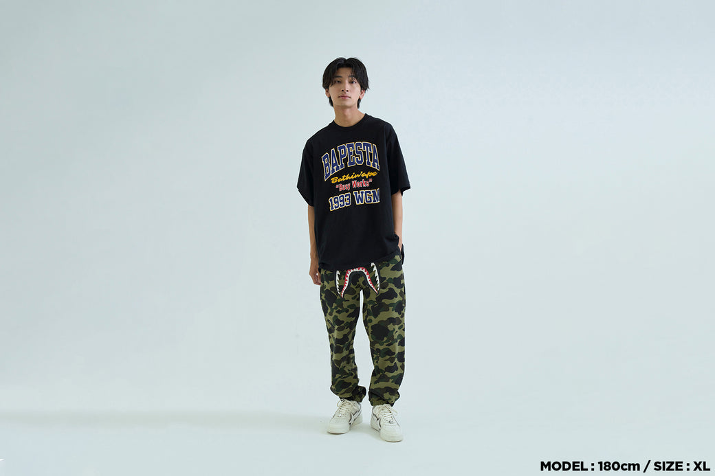 BAPE STA COLLEGE RELAXED FIT TEE #1 | bape.com