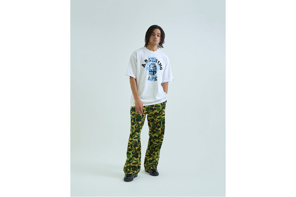 APE SHALL NEVER KILL APE COLLEGE RELAXED FIT TEE | bape.com