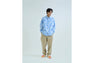 SOLID CAMO ONE POINT RELAXED FIT LS SHIRTS