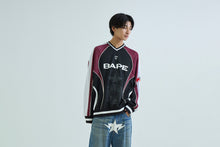 BAPE SOCCER LOGO WARM UP RELAXED FIT LS TEE