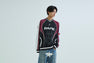 BAPE SOCCER LOGO WARM UP RELAXED FIT LS TEE