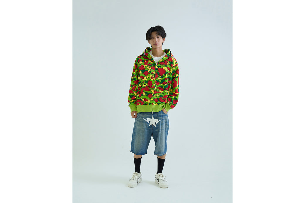 STA CAMO SHARK FULL ZIP HOODIE | bape.com