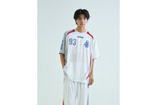 APA FRAME PATTERN MULTI LOGO RELAXED FIT FOOTBALL JERSEY
