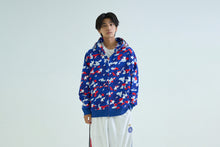 STA STRIKE CAMO SHARK RELAXED FIT FULL ZIP HOODIE