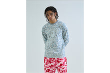 BAPE CARD CAMO COLLEGE LONG SLEEVE TEE BAPEC