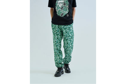BAPE CARD CAMO COLLEGE ONE POINT SWEATPANTS BAPEC