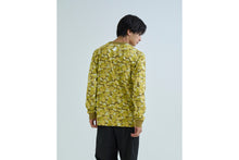 BAPE CARD CAMO COLLEGE LONG SLEEVE TEE BAPEC