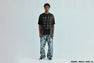 BLEECHED MULTI APE HEAD LOGO RELAXED FIT TEE