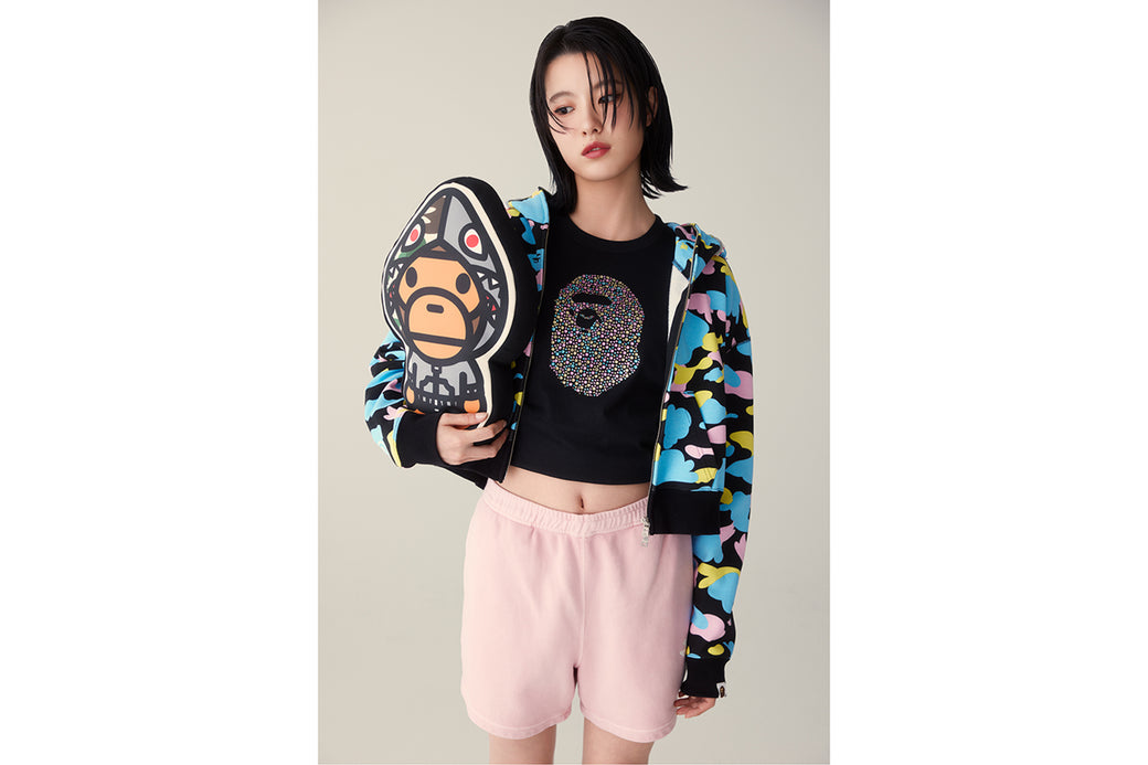 VINTAGE WASHED COLLEGE SWEAT SHORTS | bape.com