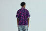 COLOR CAMO MESH WARM UP RELAXED FIT SHIRT
