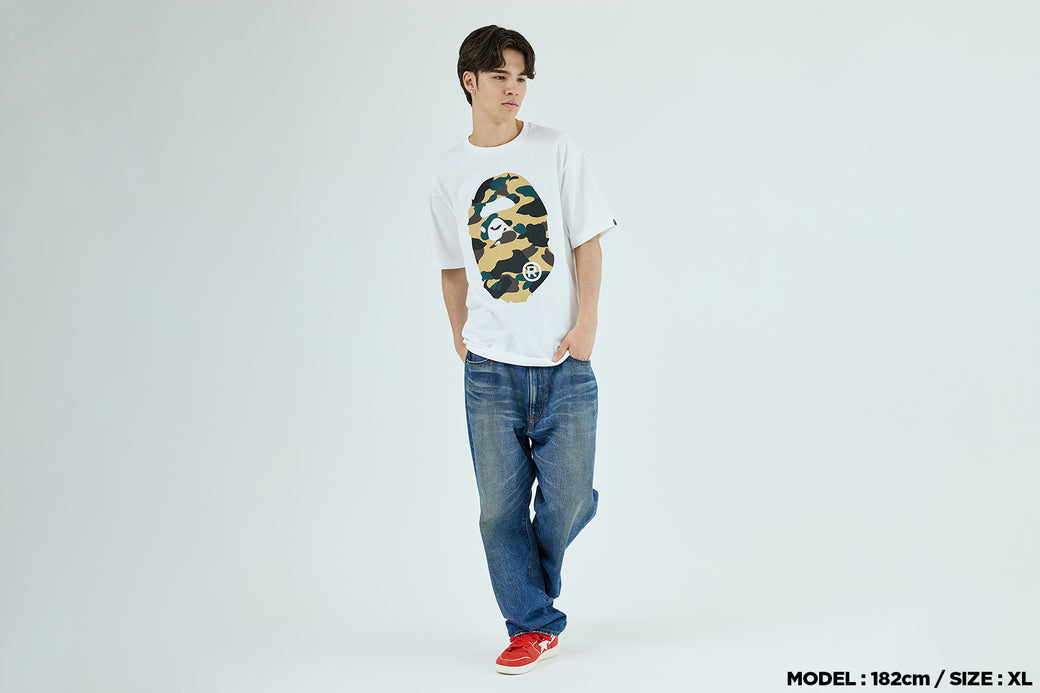 1ST CAMO BIG APE HEAD TEE | bape.com