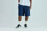 ONE POINT KNEE LENGTH RELAXED FIT SWEAT SHORTS