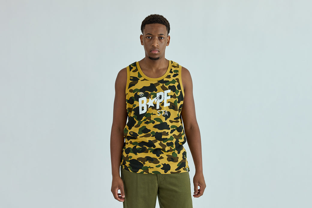 1ST CAMO BAPE STA TANK TOP | bape.com