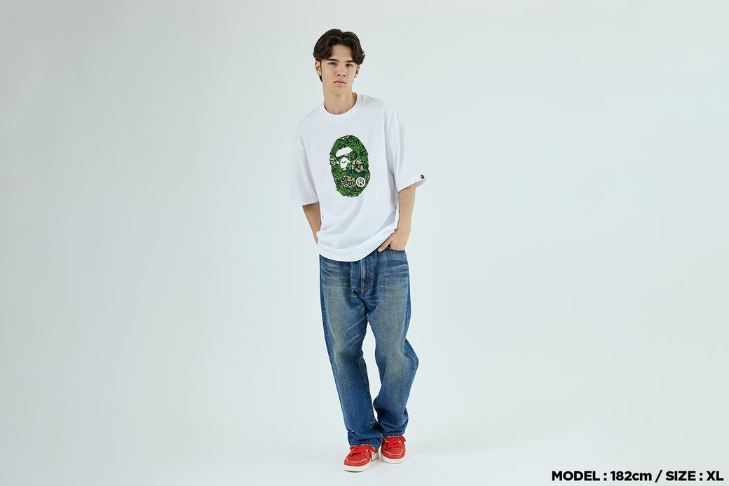 PALM RESORT CAMO APE HEAD TEE | bape.com