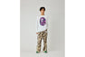 COLOR CAMO BIG APE HEAD LS TEE
