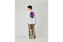 COLOR CAMO BIG APE HEAD LS TEE