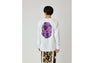 COLOR CAMO BIG APE HEAD LS TEE