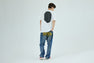 LINE CAMO BIG APE HEAD TEE