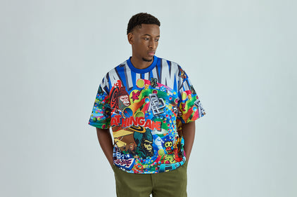 BAPE OVERALL PRINT TEE