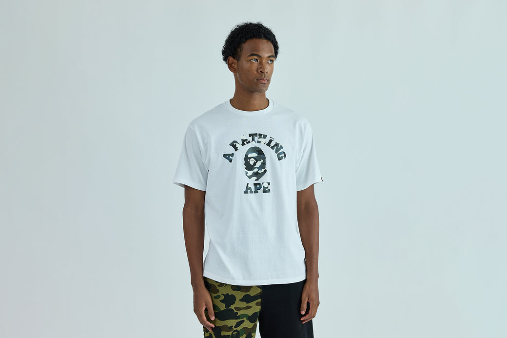 CITY CAMO COLLEGE TEE | bape.com
