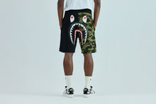 1ST CAMO BACK SHARK SWEAT SHORTS