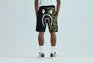 1ST CAMO BACK SHARK SWEAT SHORTS