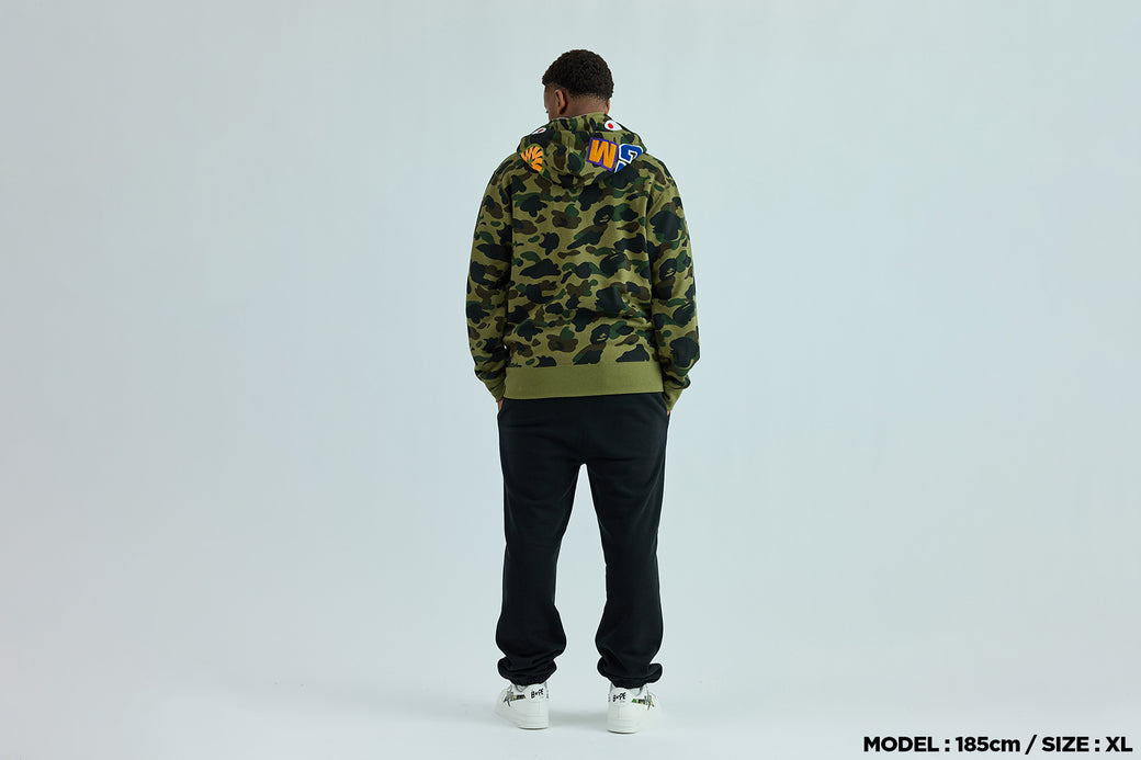 1ST CAMO SHARK FULL ZIP HOODIE | bape.com