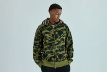 1ST CAMO SHARK FULL ZIP HOODIE