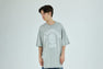 BRUSH COLLEGE RELAXED FIT TEE