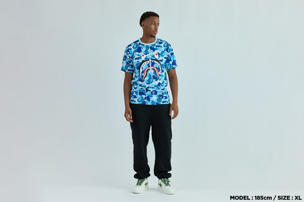 ABC CAMO SHARK TEE | bape.com