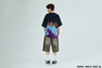 COLOR CAMO TIE DYE DESTROYED MULTI LOGO RELAXED FIT TEE