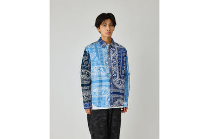 PAISLEY PATTERN LS SHIRT