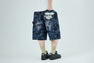 1ST CAMO DOUBLE KNEE 13 OZ RELAXED FIT DENIM SHORTS