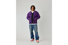 COLOR CAMO STA QUILTING REVERSIBLE LIGHT DOWN JACKET