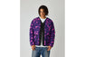 COLOR CAMO STA QUILTING REVERSIBLE LIGHT DOWN JACKET