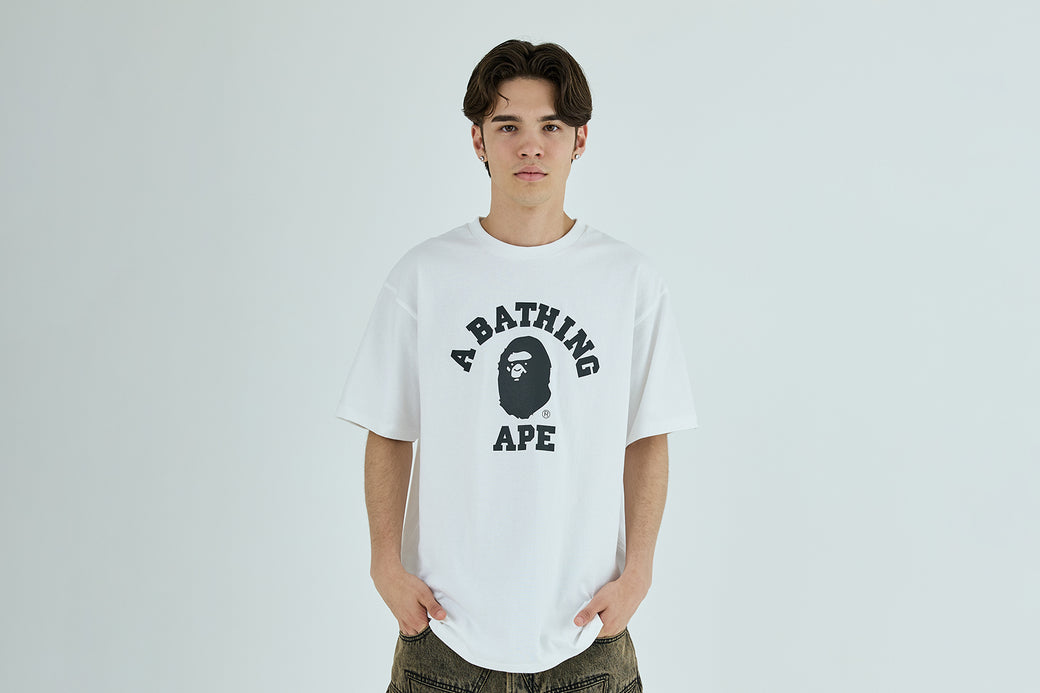 CRYSTAL STONE EYE COLLEGE TEE | bape.com