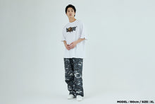 MULTI PIXEL CAMO WIDE LEG SWEAT PANTS