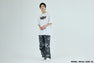 MULTI PIXEL CAMO WIDE LEG SWEAT PANTS