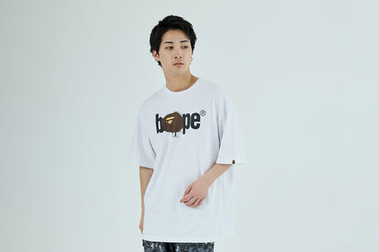 GRAFFITI BAPE LOGO RELAXED FIT TEE TEE