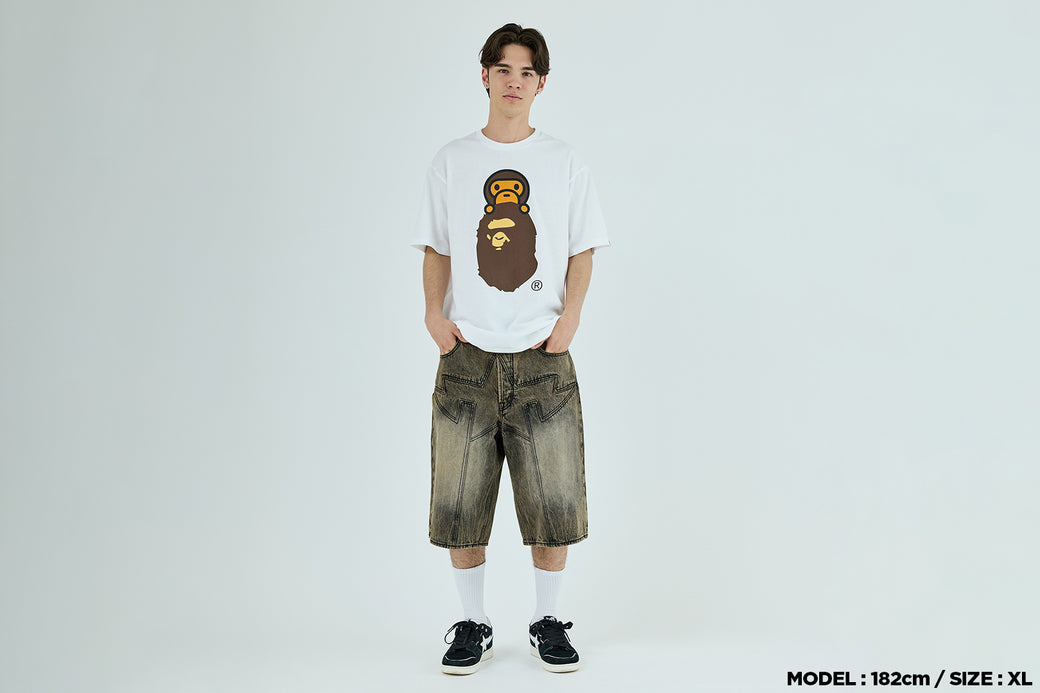 MILO ON APE HEAD TEE | bape.com
