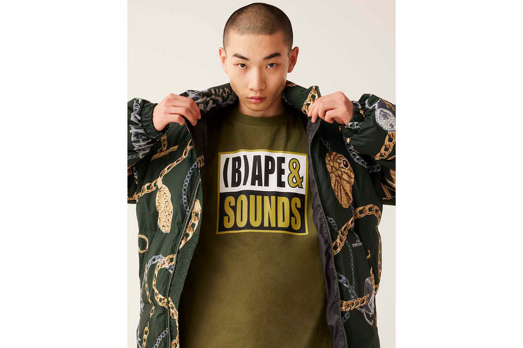 B)APE SOUNDS LOGO TEE | bape.com