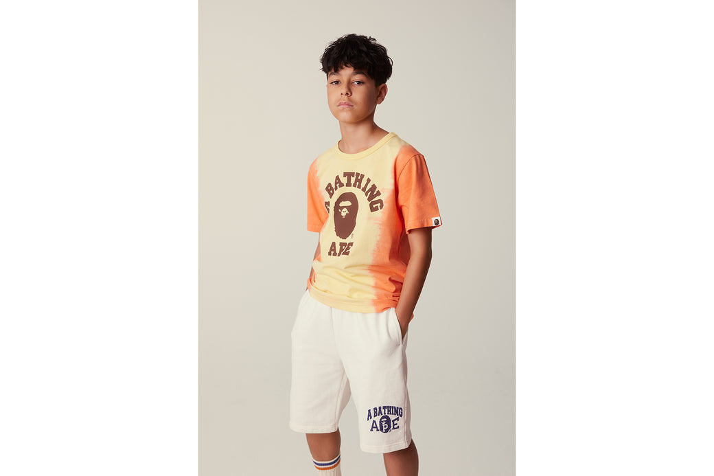 【新品未使用】 × BAPE FBショーツ ホワイト 正規品 BAPE WASHED EFFECT SWEAT SHORTS | bape.com