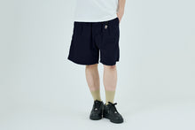 BELT 1 PLEAT ELASTICATED RELAXED FIT SHORTS