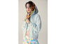 MILO SHARK CROPPED FULL ZIP DOUBLE HOODIE