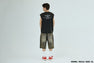 HEAVY WASH APE HEAD CROPPED FIT TANK TOP