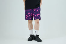 COLOR CAMO APE HEAD ONE POINT BEACH SHORTS