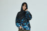 OVERALL PRINT CREASE RELAXED FIT PULLOVER HOODIE