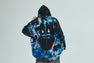 OVERALL PRINT CREASE RELAXED FIT PULLOVER HOODIE
